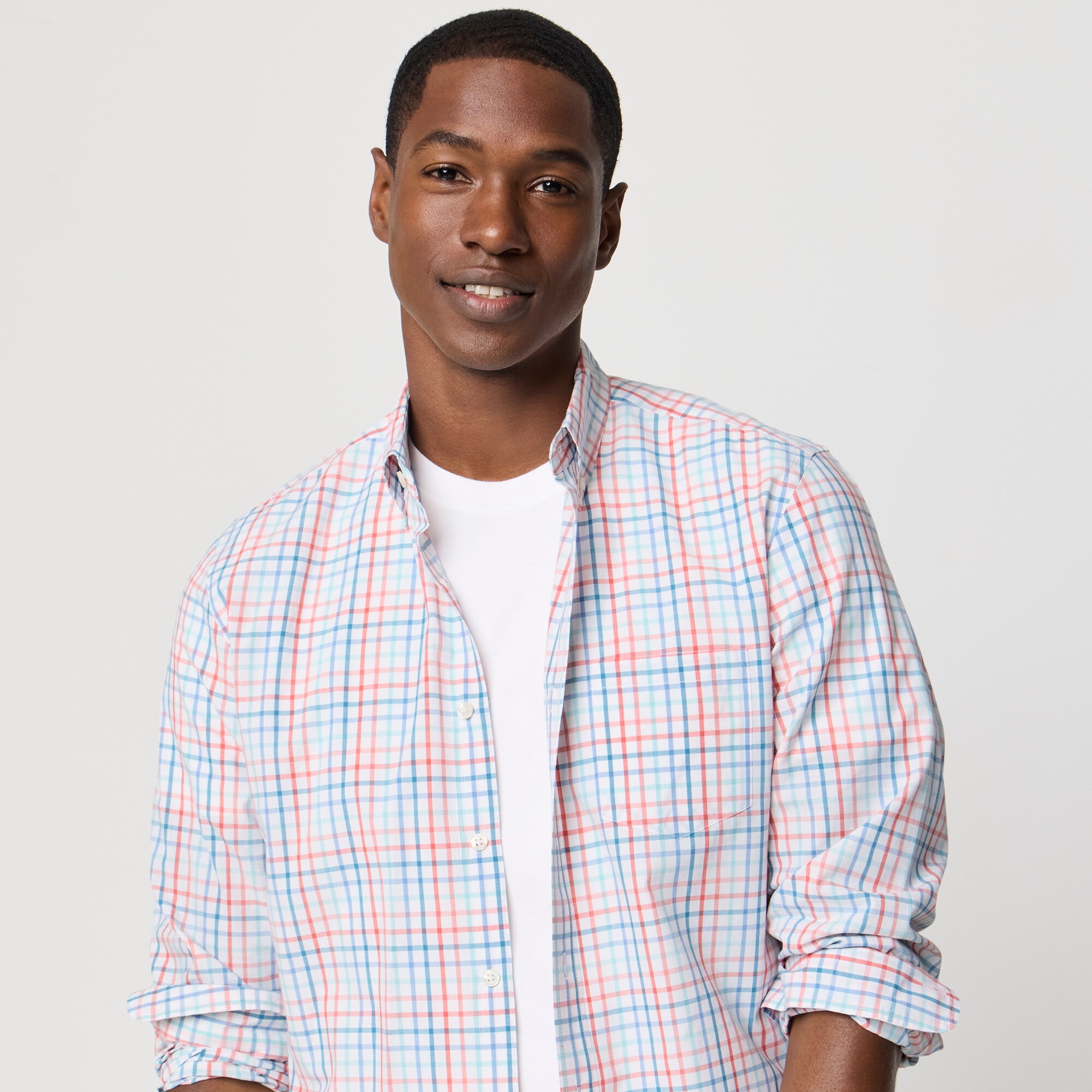 Classic-fit flex casual shirt