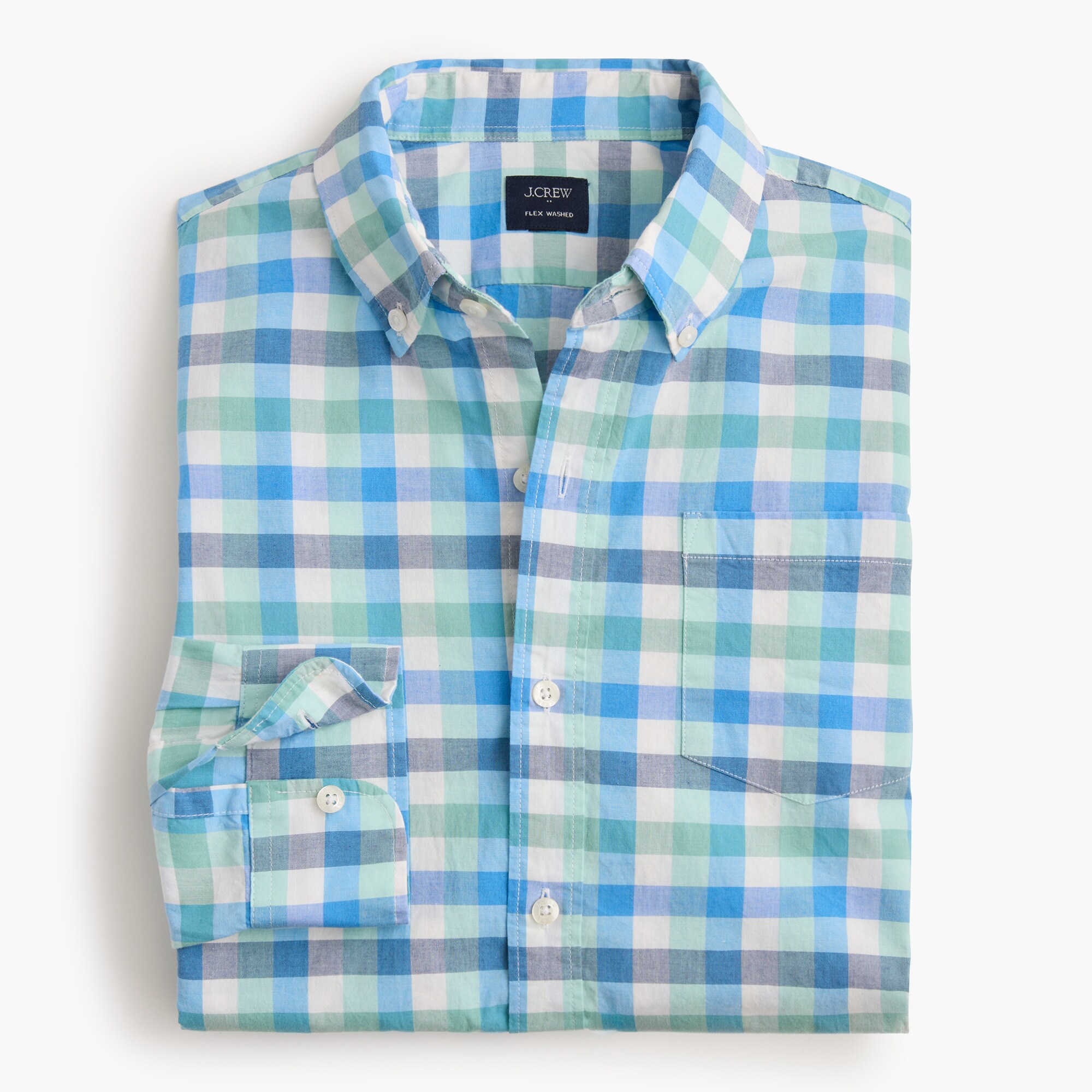 Classic-fit flex casual shirt