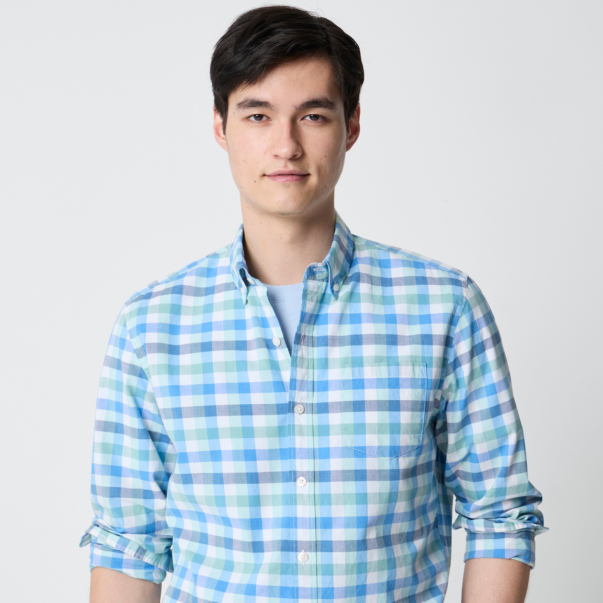 Classic-fit flex casual shirt