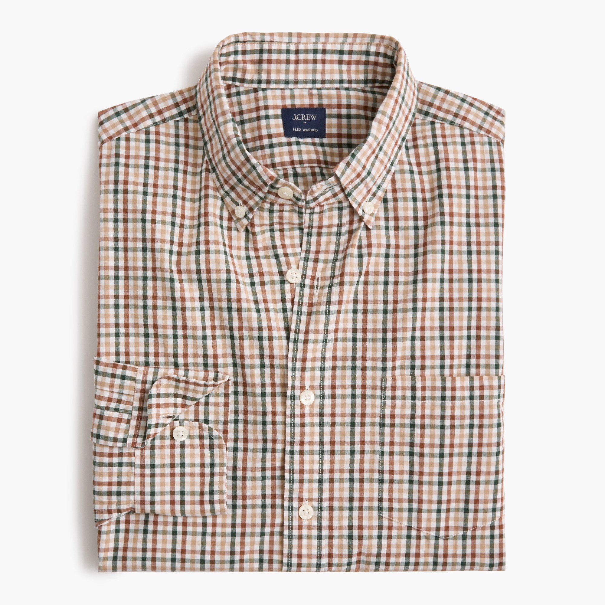 Classic-fit flex casual shirt