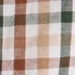 Classic-fit flex casual shirt FOREST BROWN PLAID