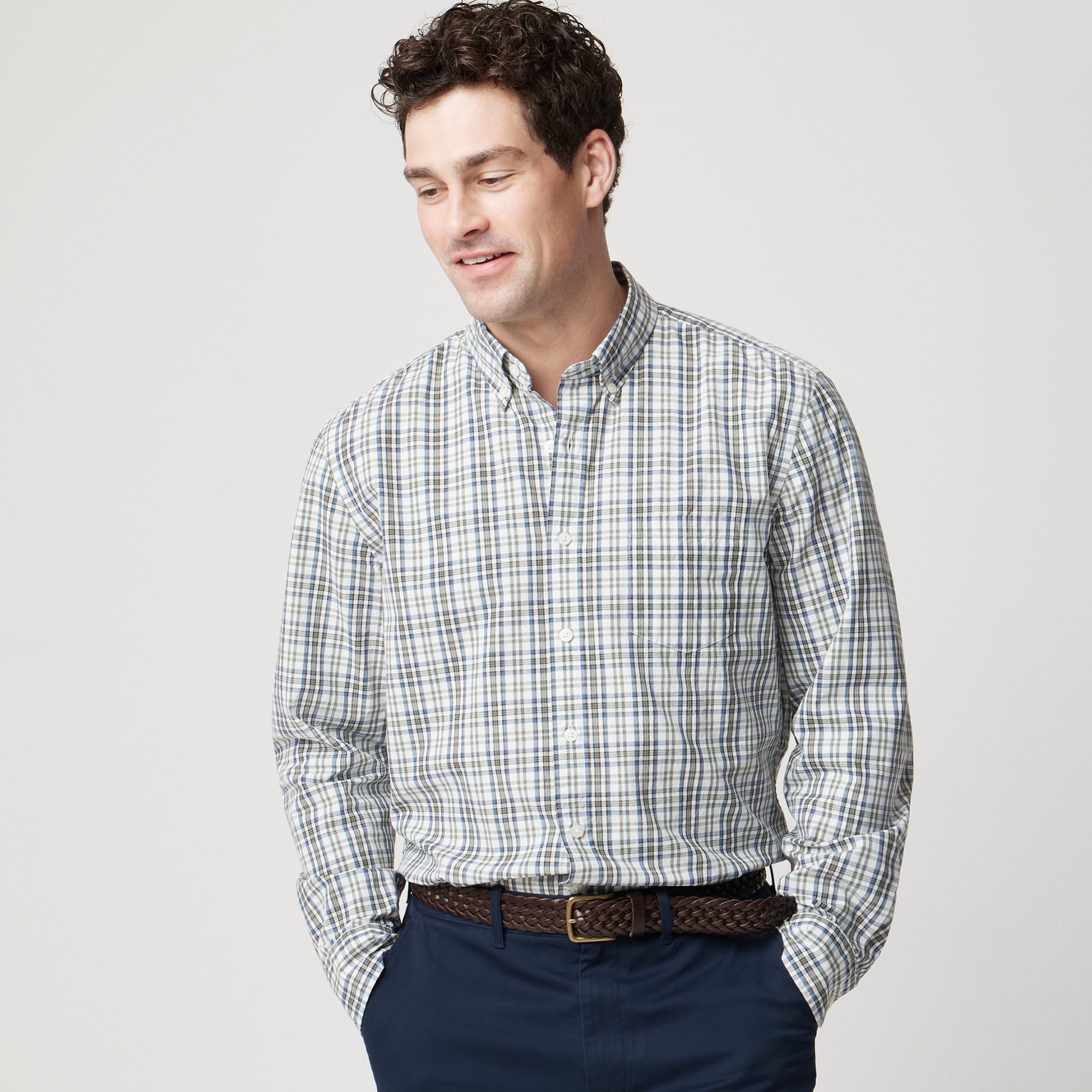Slim flex casual shirt