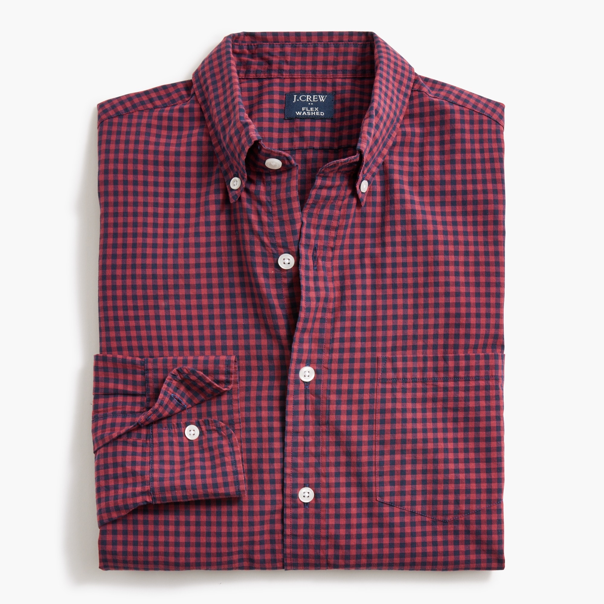 J crew gingham best sale shirt