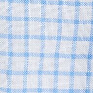 Linen-blend shirt WHITE PASTEL BLUE factory: linen-blend shirt for men