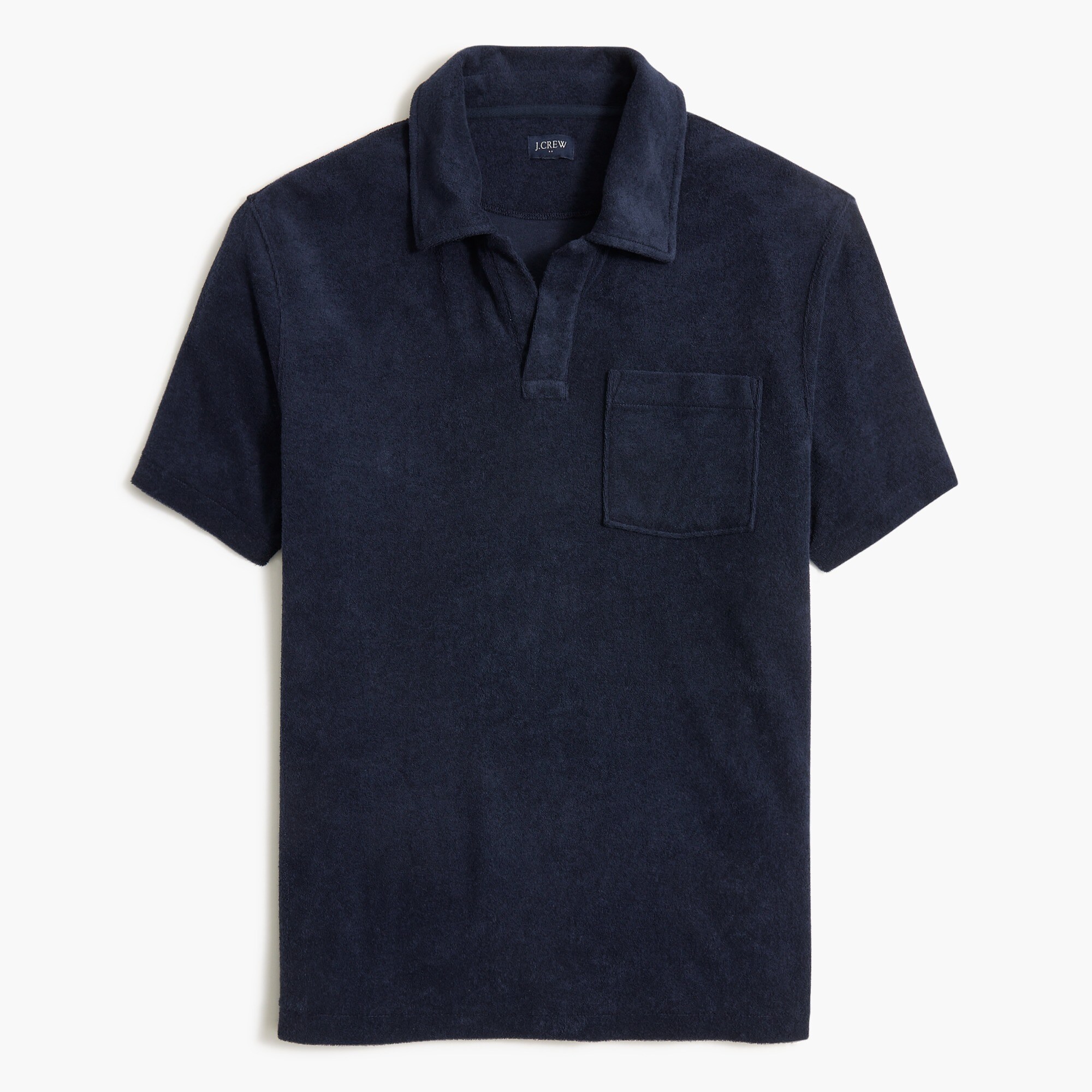 terry polo shirt for men