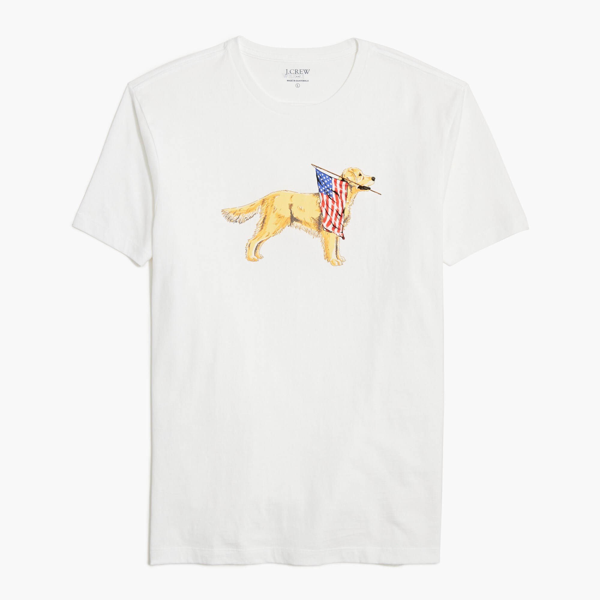 Patriotic dog graphic tee