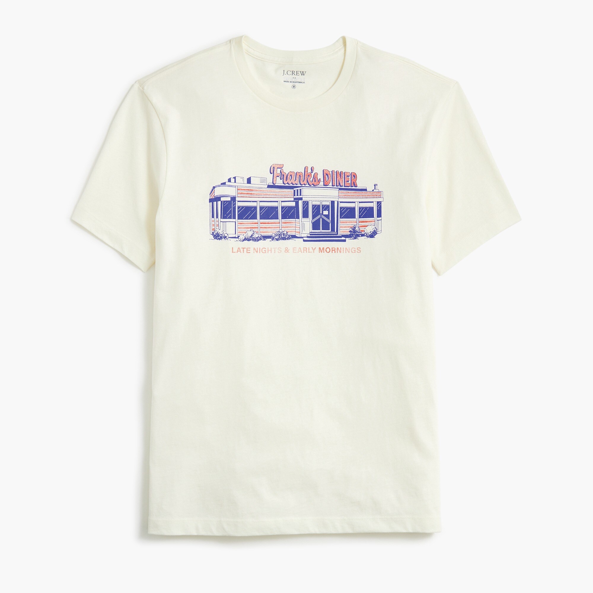 "frank's diner" graphic tee for men