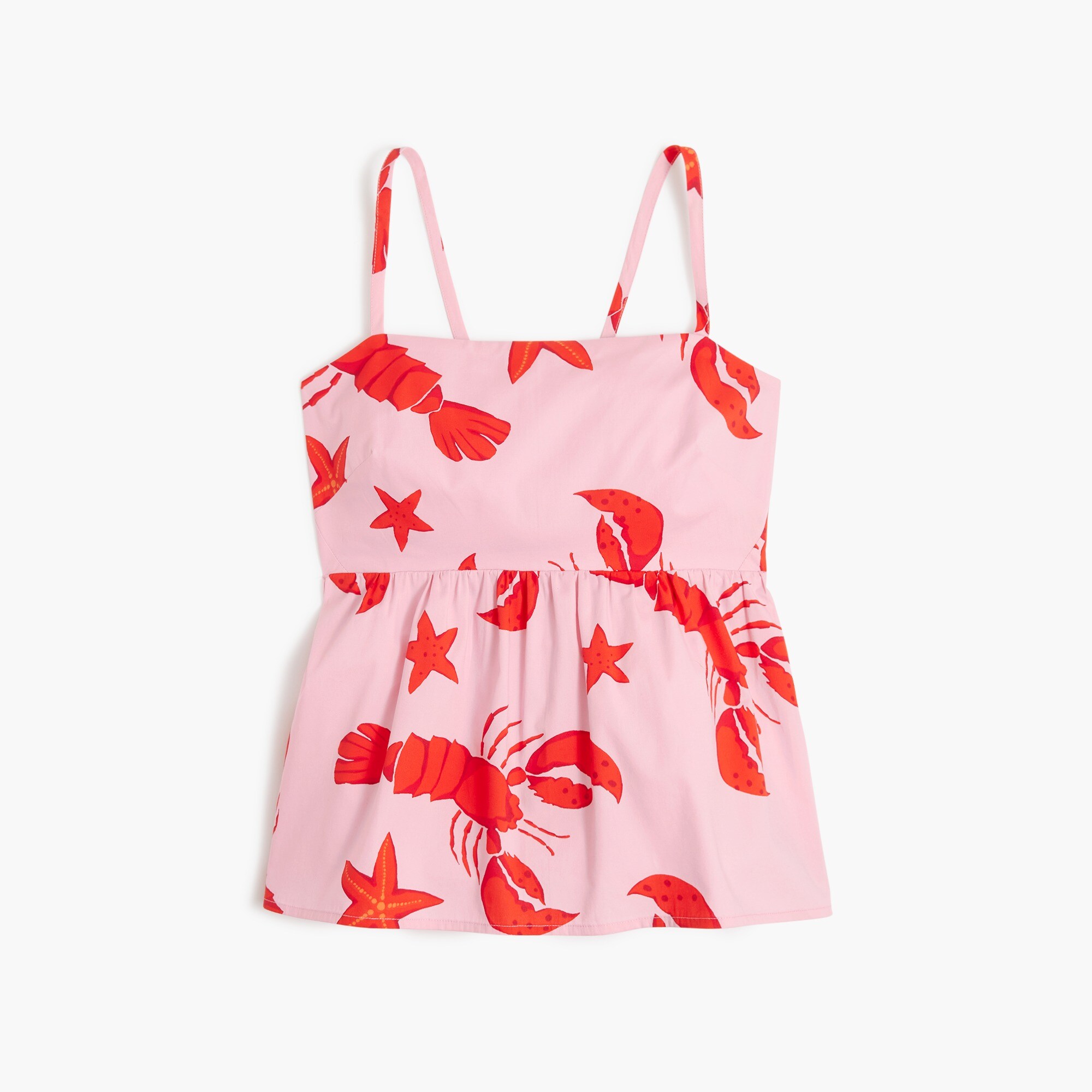 Tie-back strappy top
