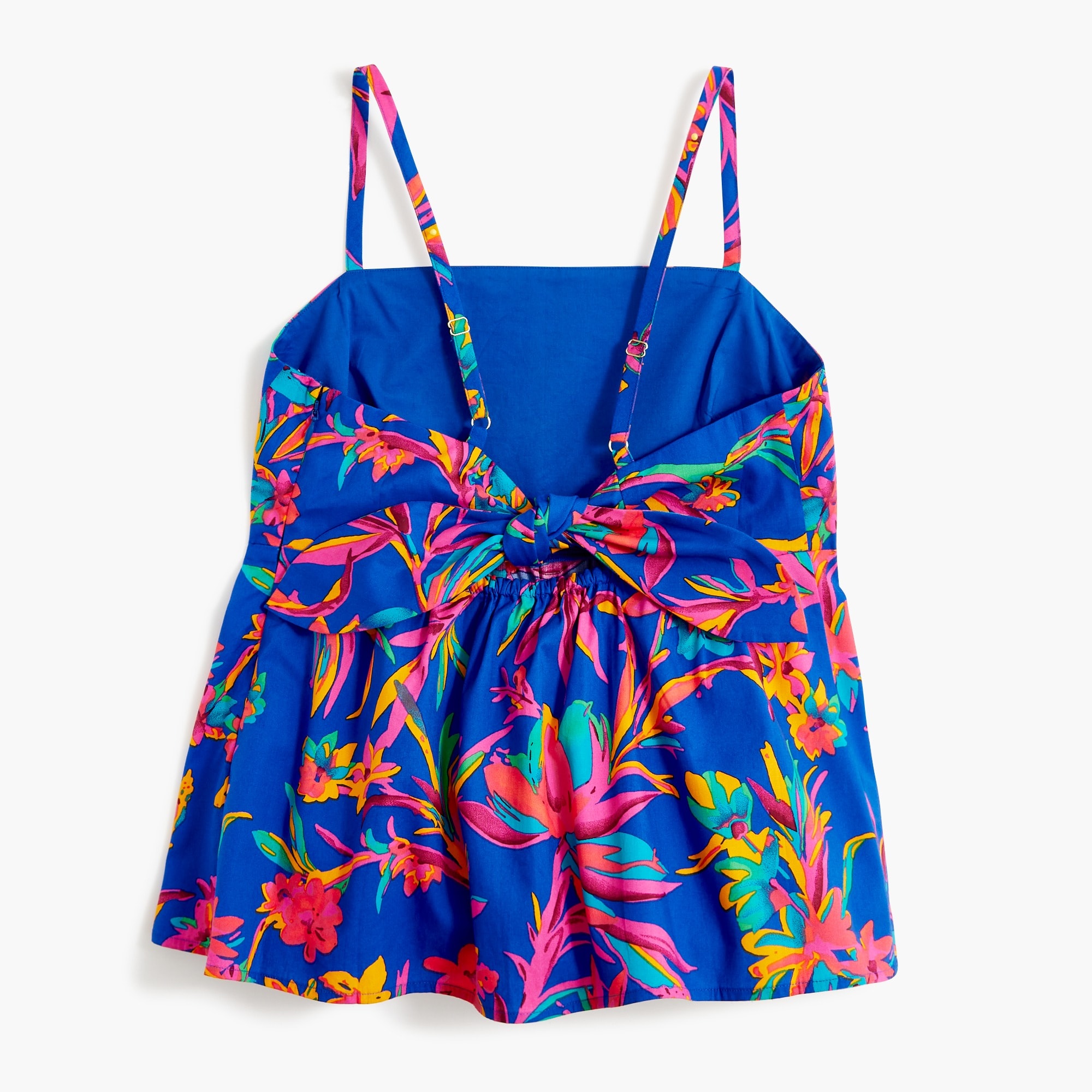 Petite tie-back strappy top