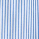 Striped mini dress with ruffle trim BANKER BLUE factory: striped mini dress with ruffle trim for women