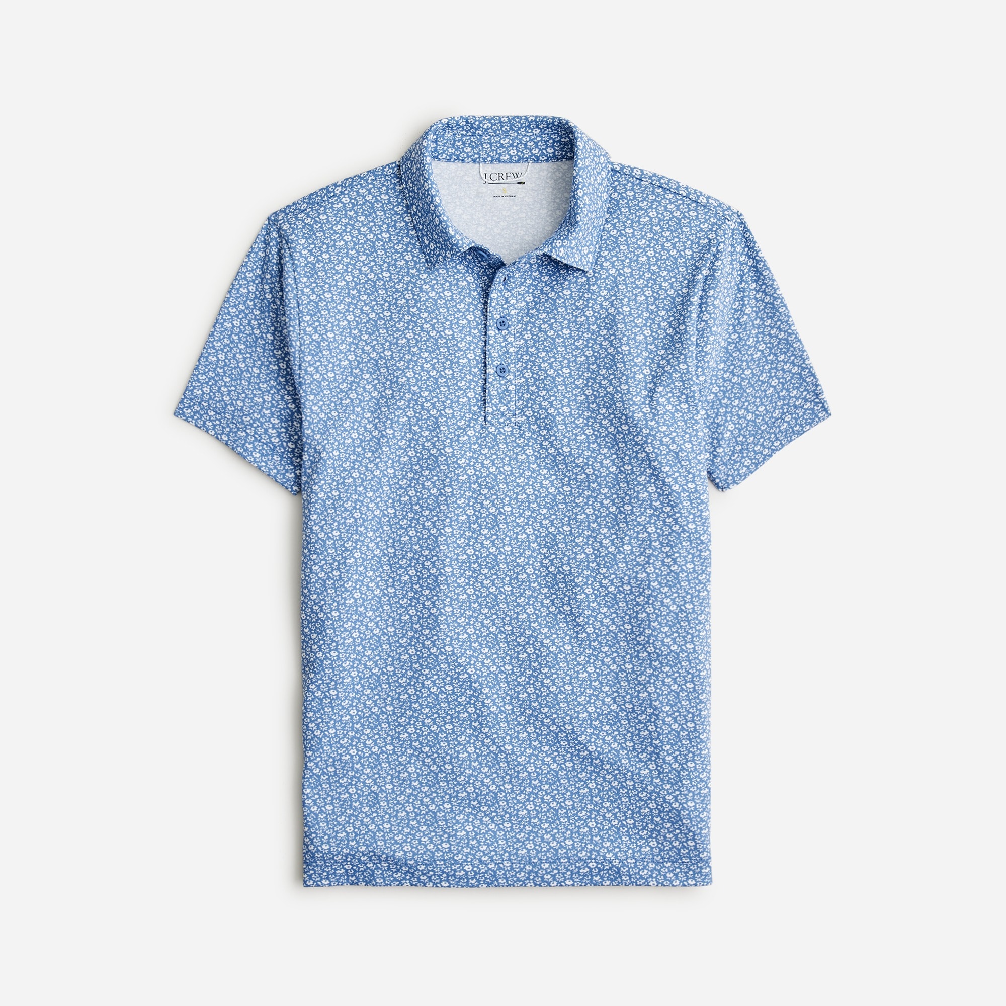 mens Classic Untucked performance polo shirt with COOLMAX&reg; technology in print