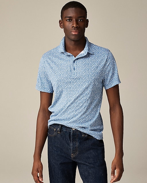  Classic Untucked performance polo shirt with COOLMAX&reg; technology in print