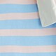 Rugby shirt in stripe CORAL BLUE 