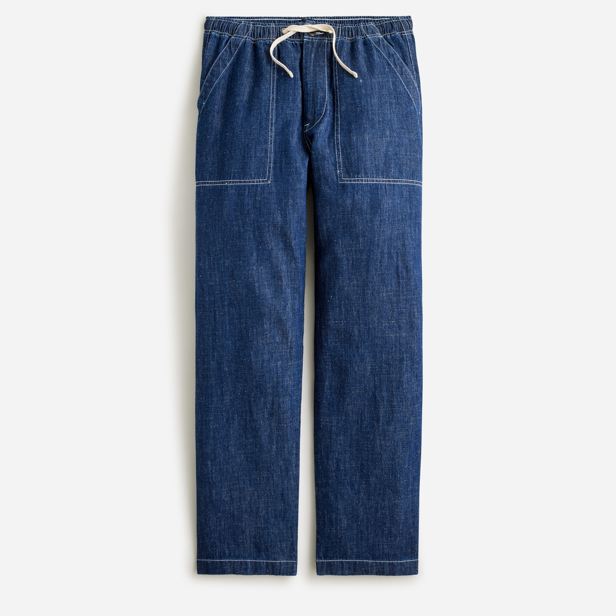 Beach pant in hemp-organic cotton blend