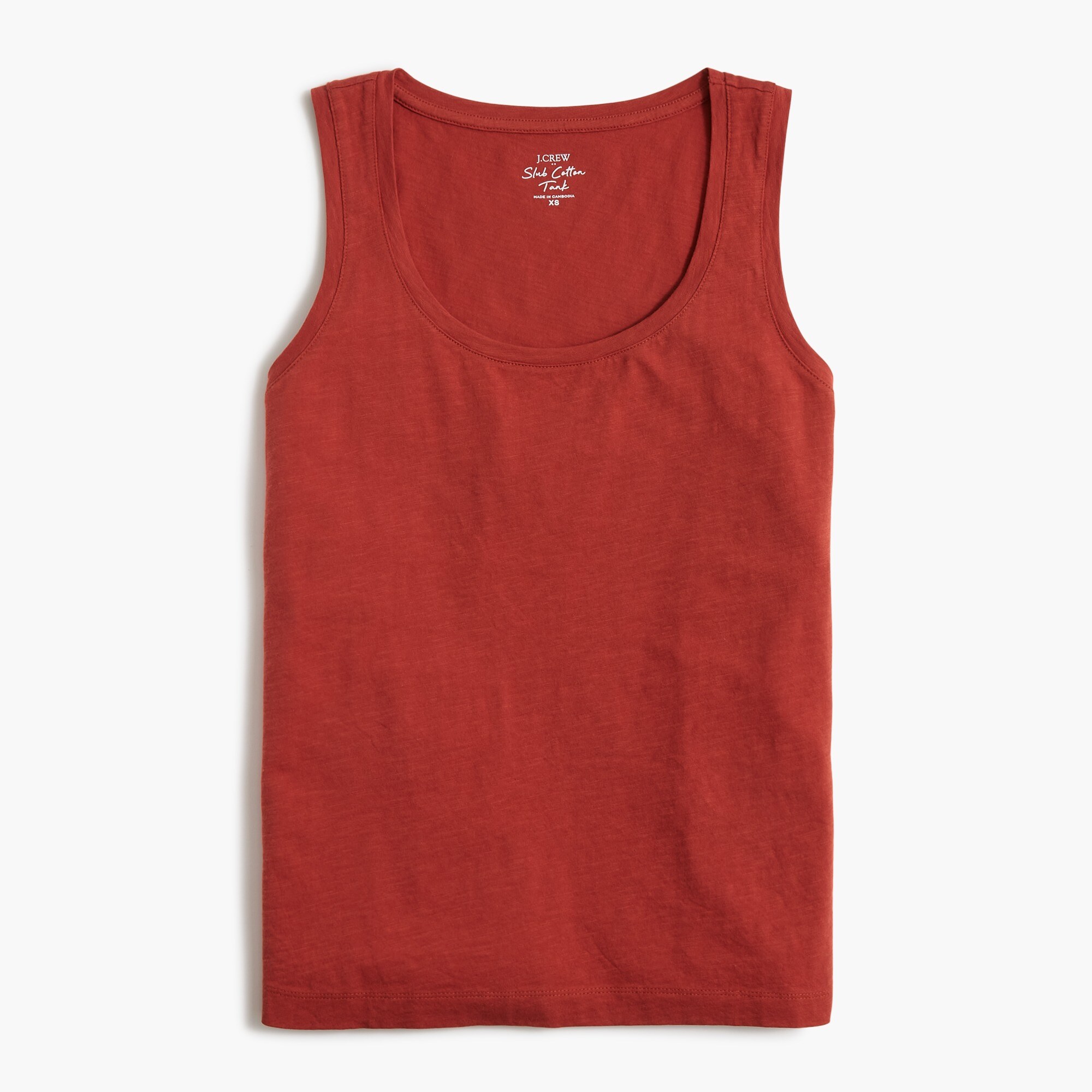 vintage slub cotton tank for women