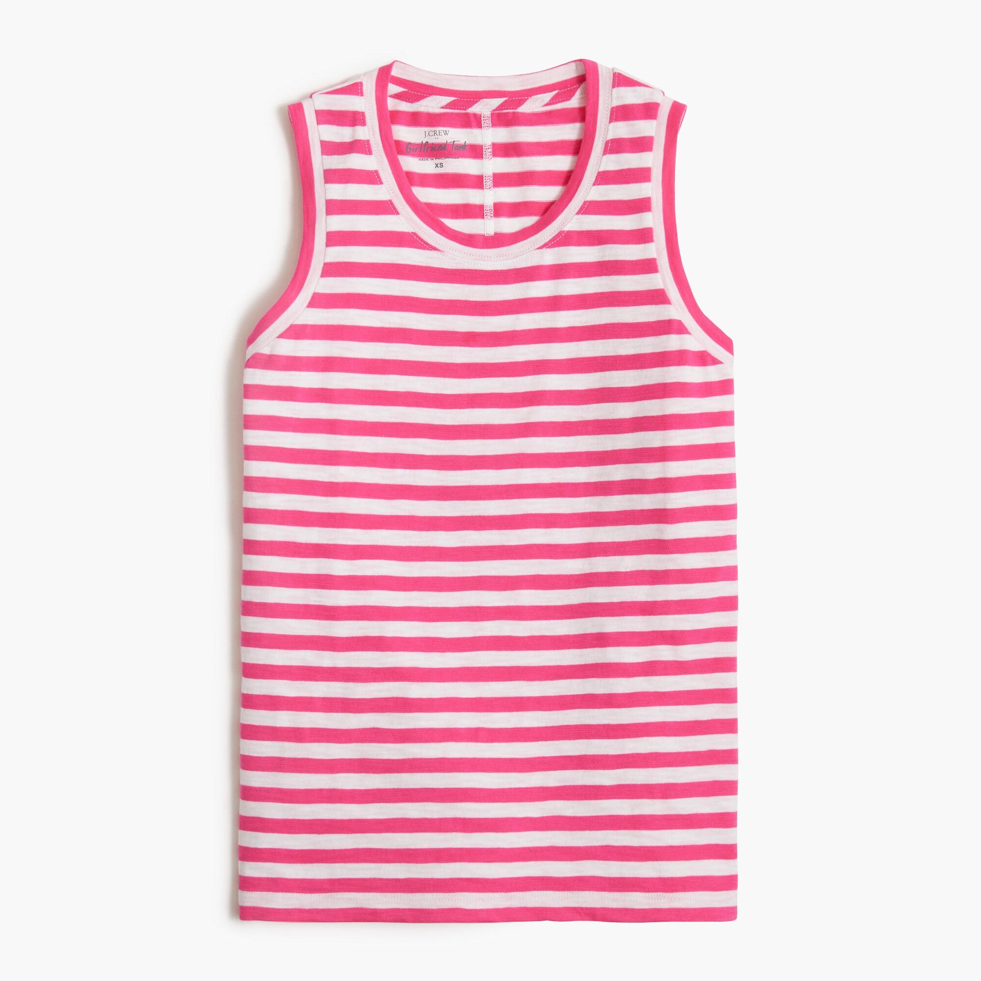 striped girlfriend tank top for women
