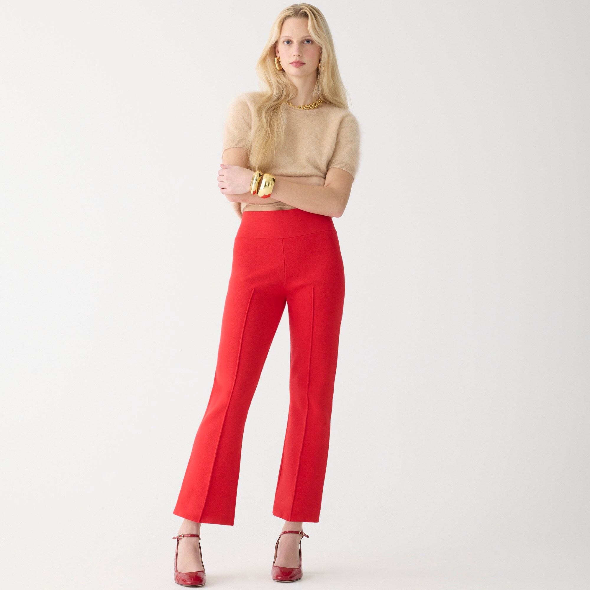  Petite Delaney kickout sweater pant