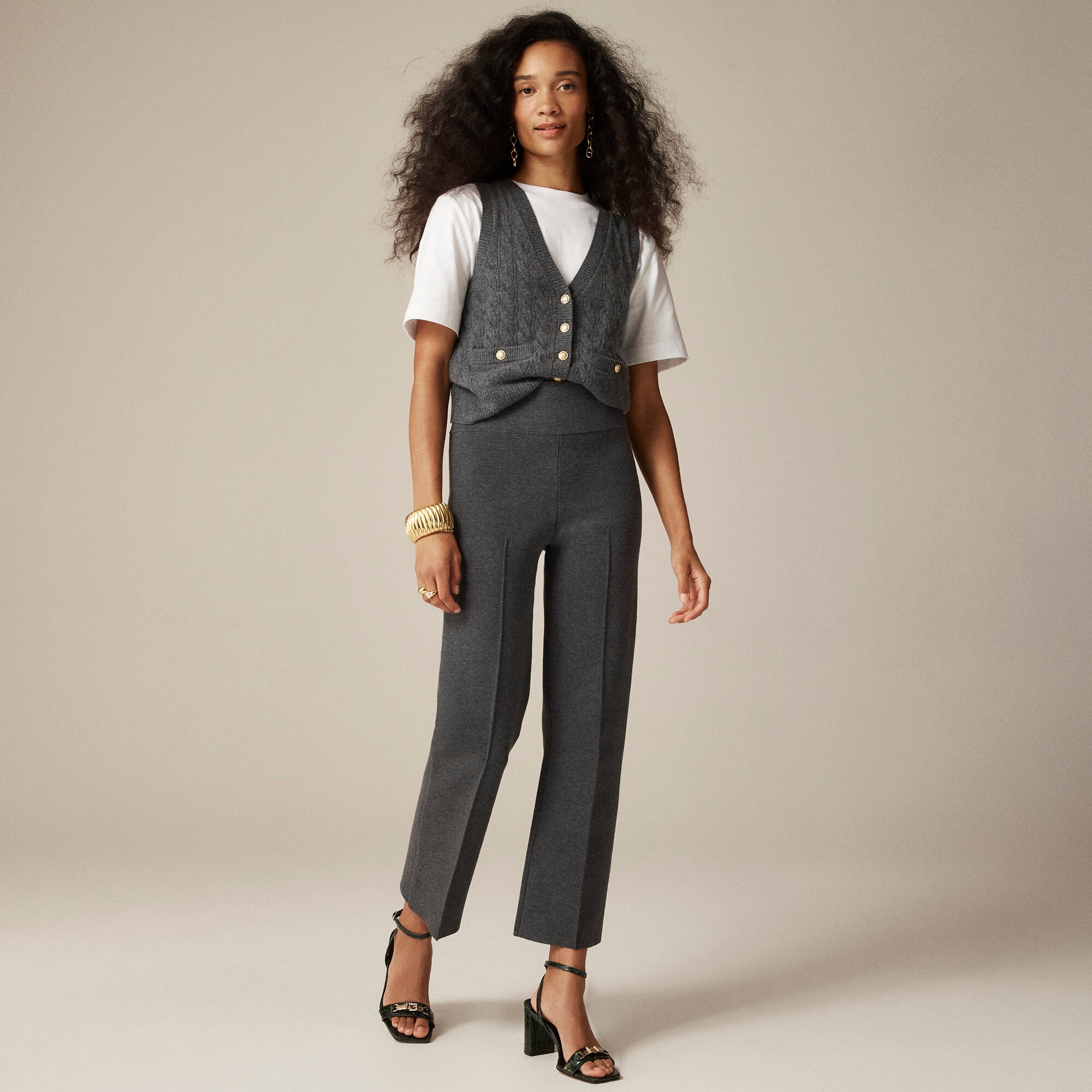 Delaney kickout sweater pant