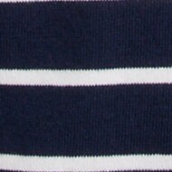 Striped johnny-collar sweater-polo NAVY WHITE factory: striped johnny-collar sweater-polo for men