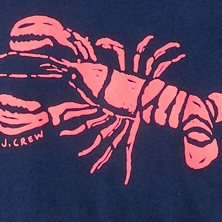 Lobster graphic tee ANTIQUE NAVY FLAMINGO  