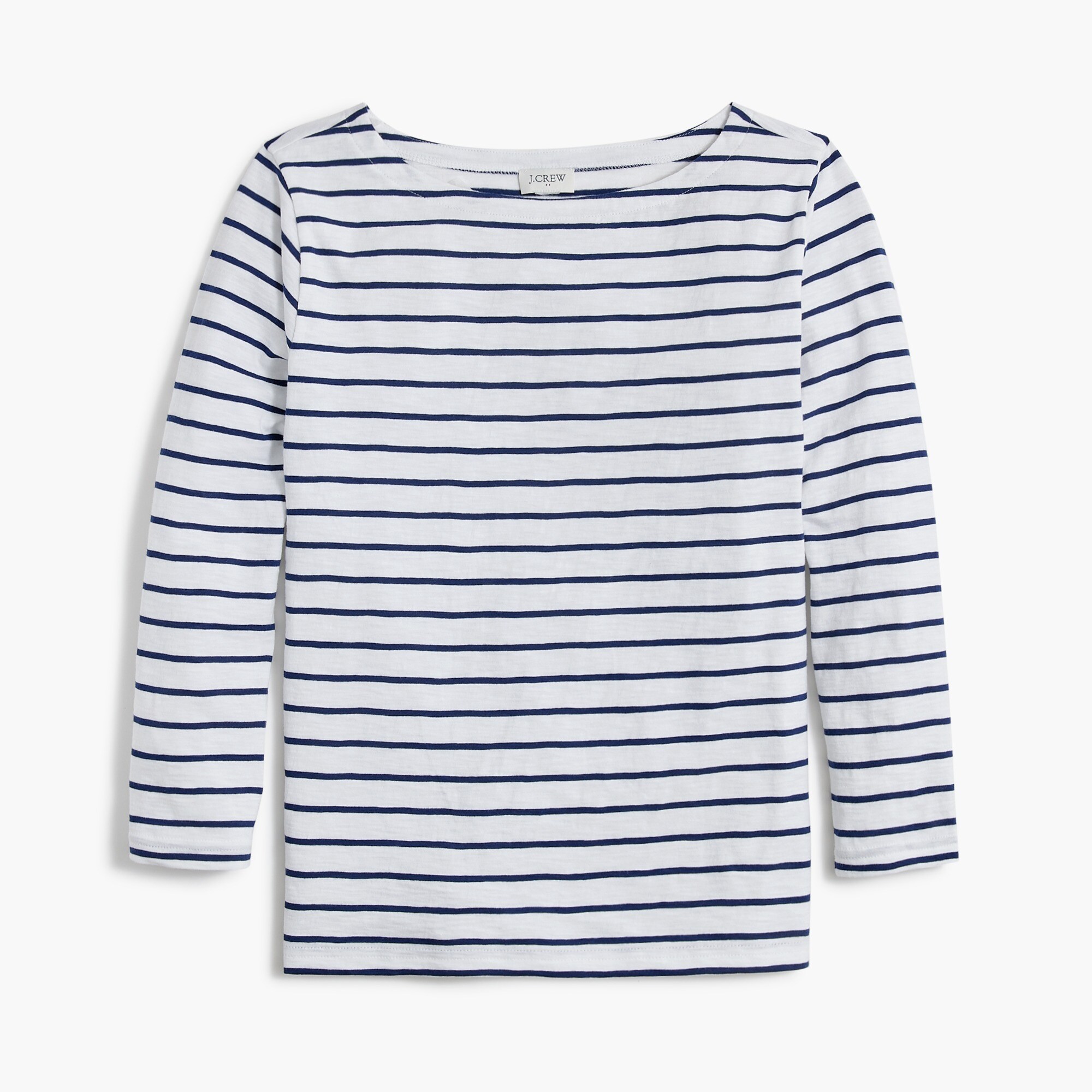 Striped boatneck tee