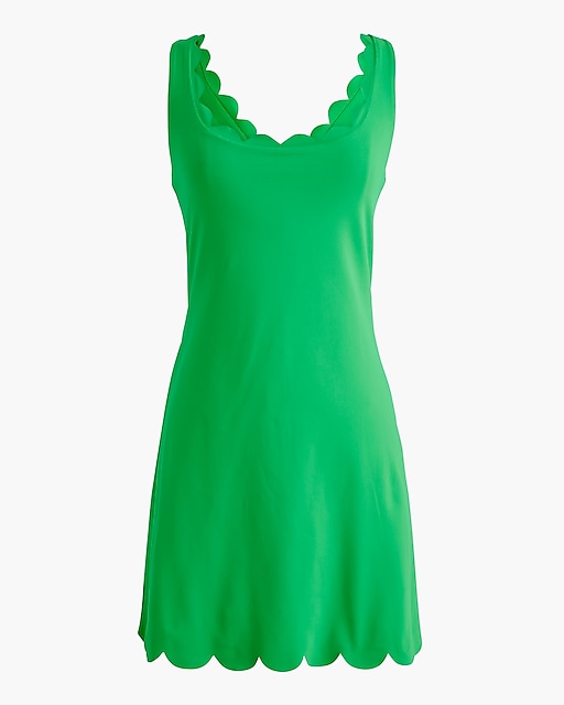 womens Scalloped active dress