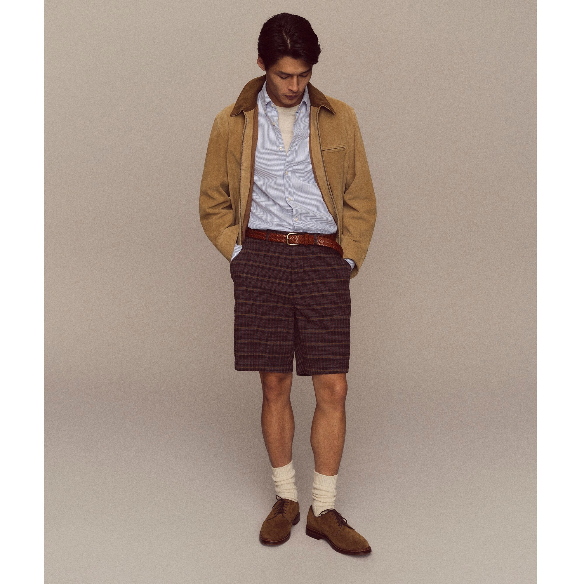 Ludlow derbys in suede