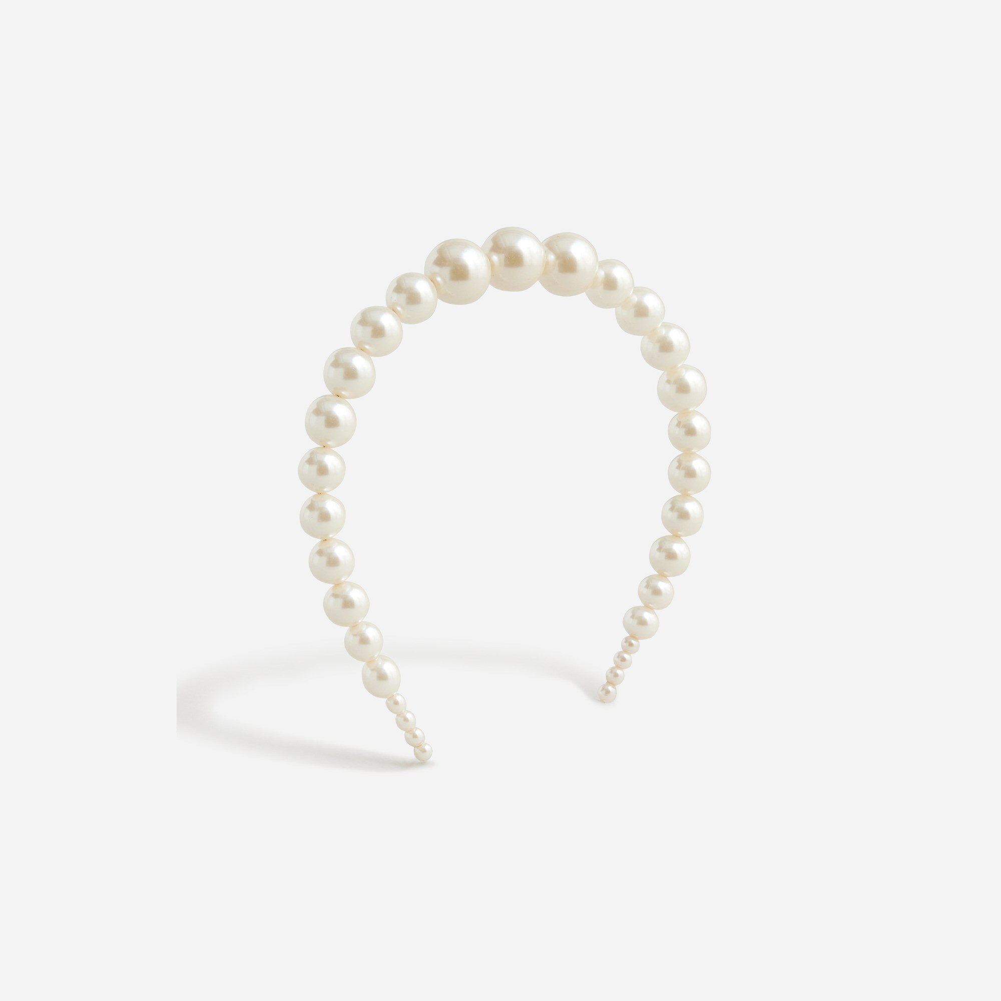 Oversized pearl headband