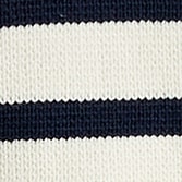 Emilie sweater lady jacket in stripe IVORY NAVY 