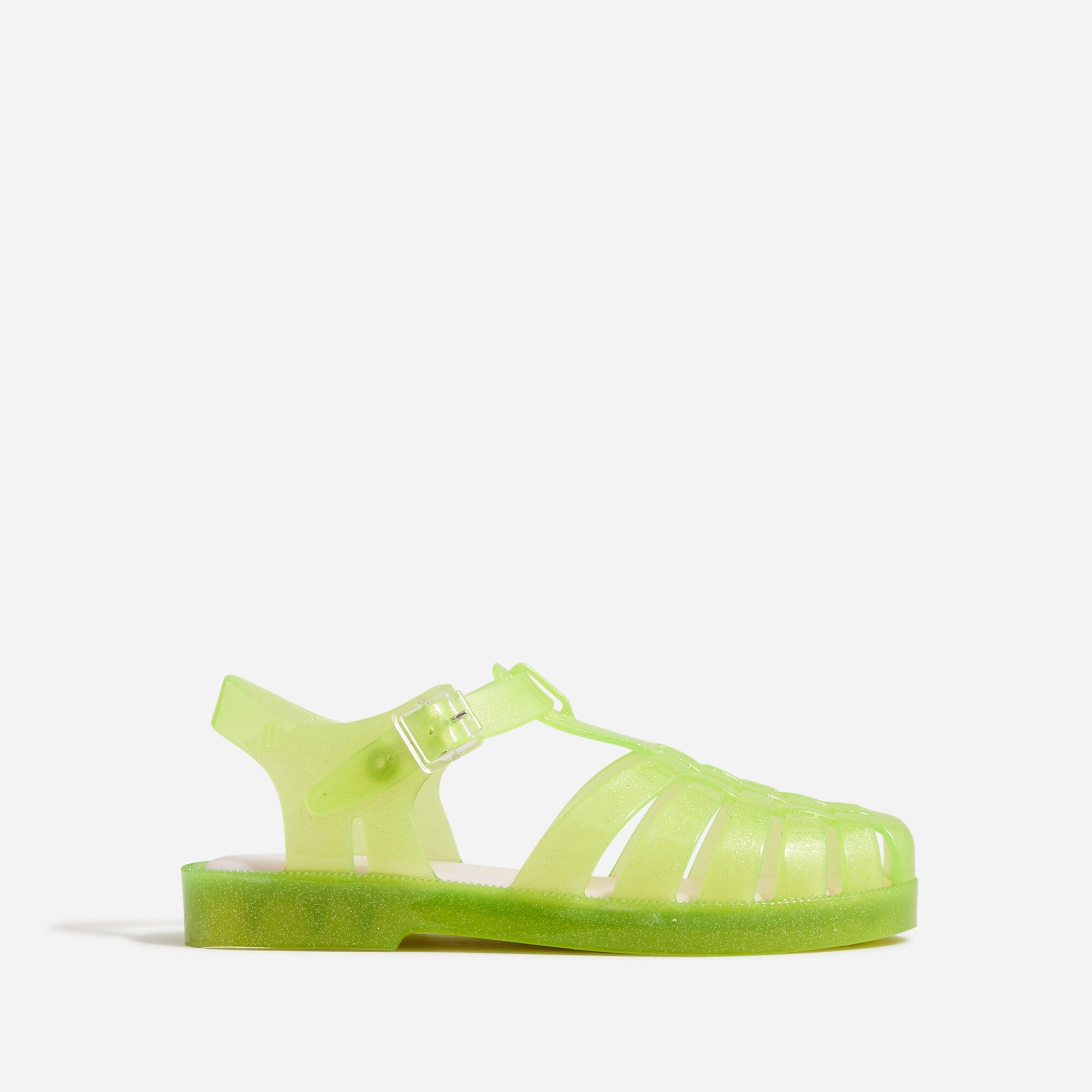 Lime green shop jelly slides
