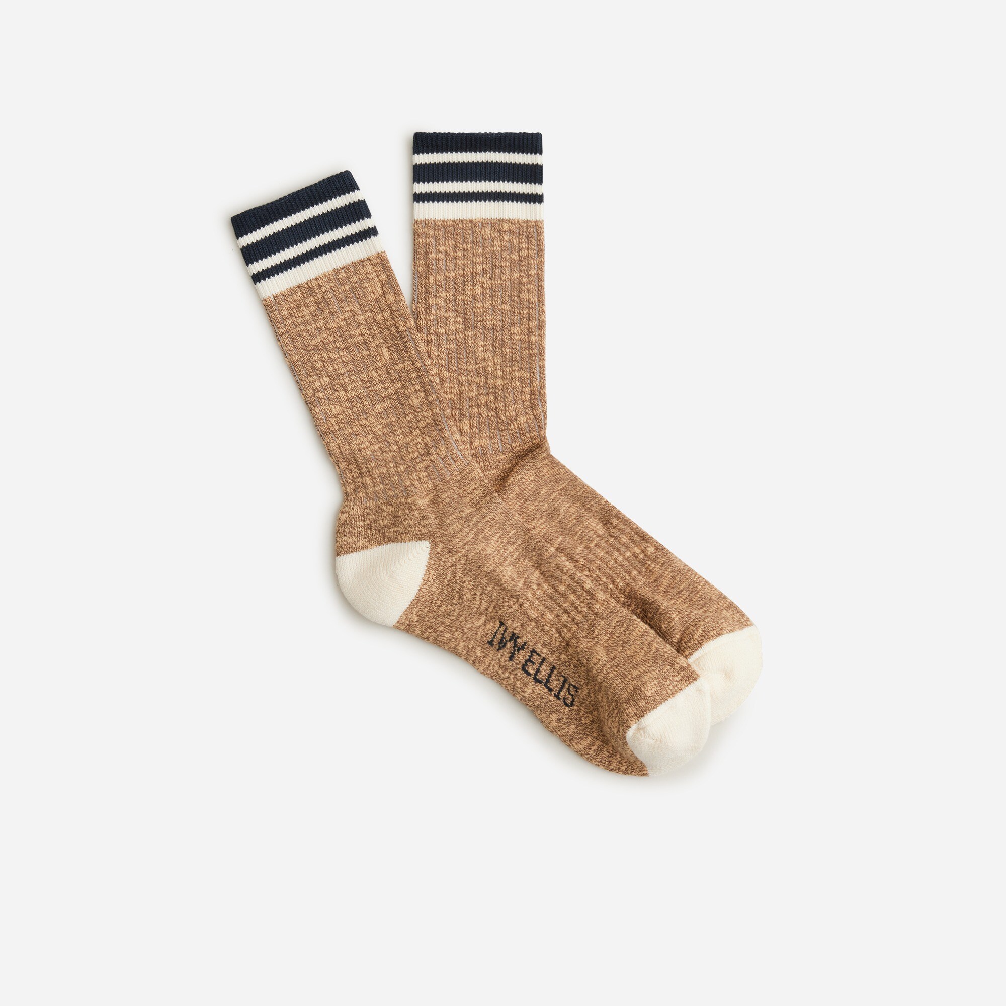  Ivy Ellis Sandwood socks in slub cotton