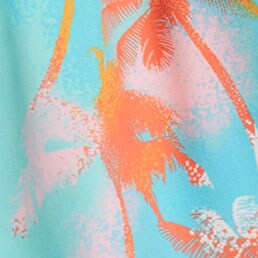 Boys&apos; palm swim trunk WATER PARK SEA MINT MUL factory: boys&apos; palm swim trunk for boys