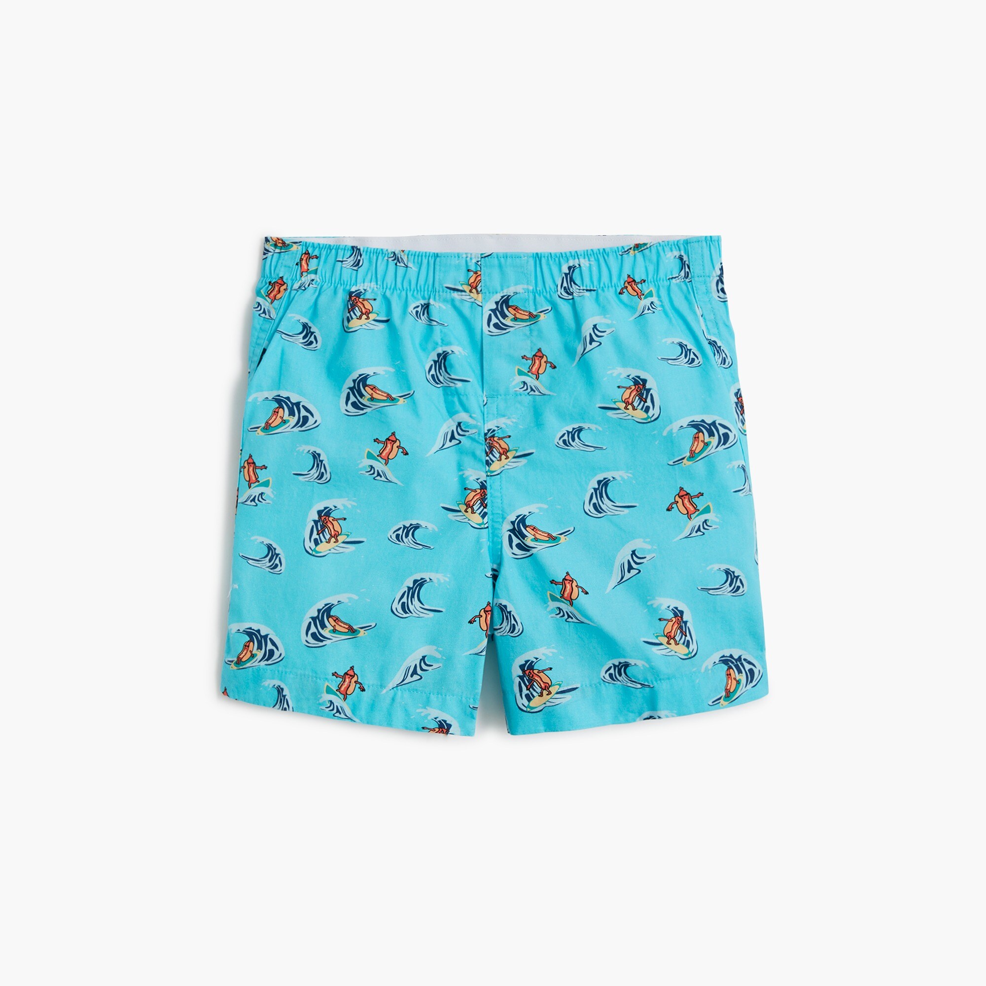 Boys' surfing hot dog boxers