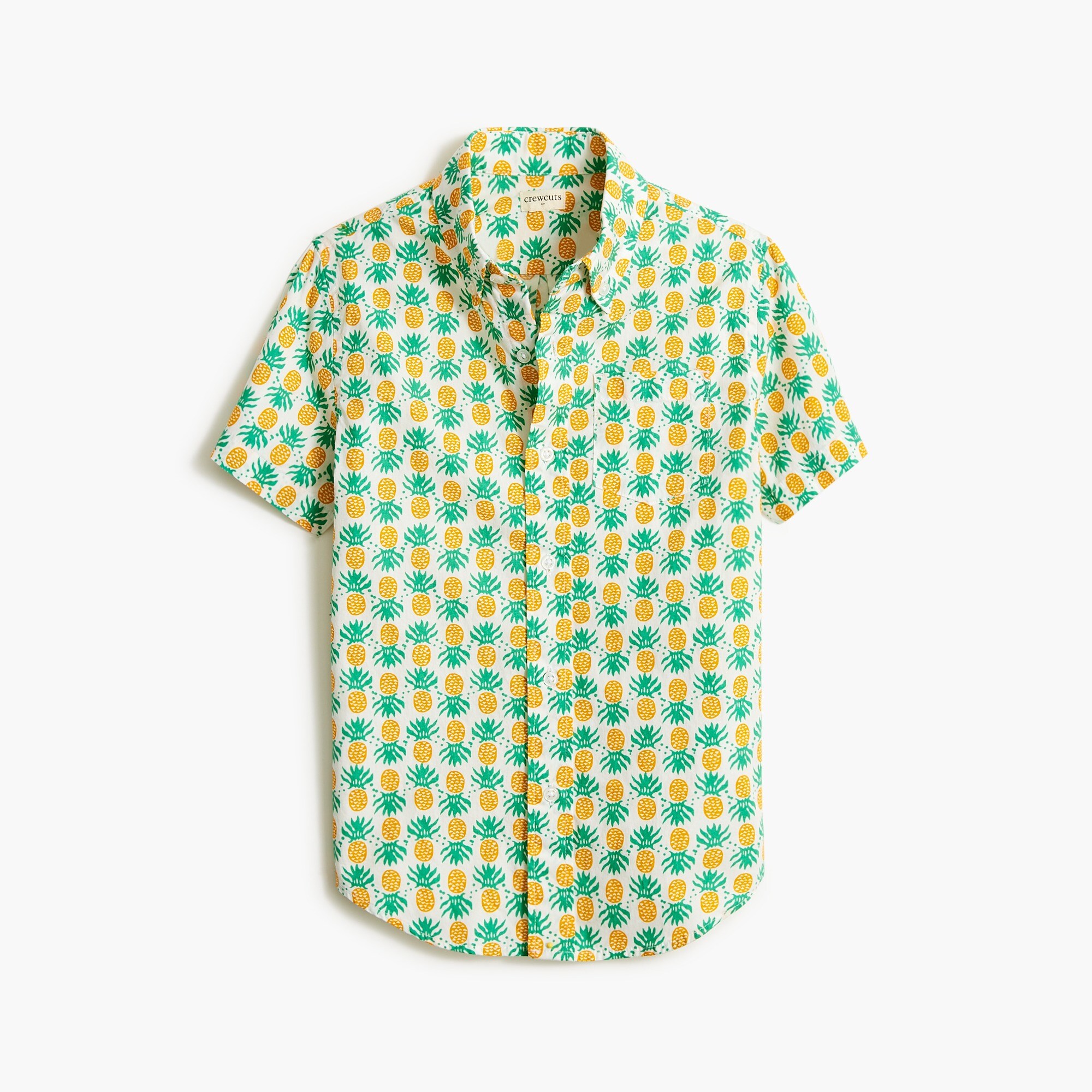 Boys' pineapple washed shirt