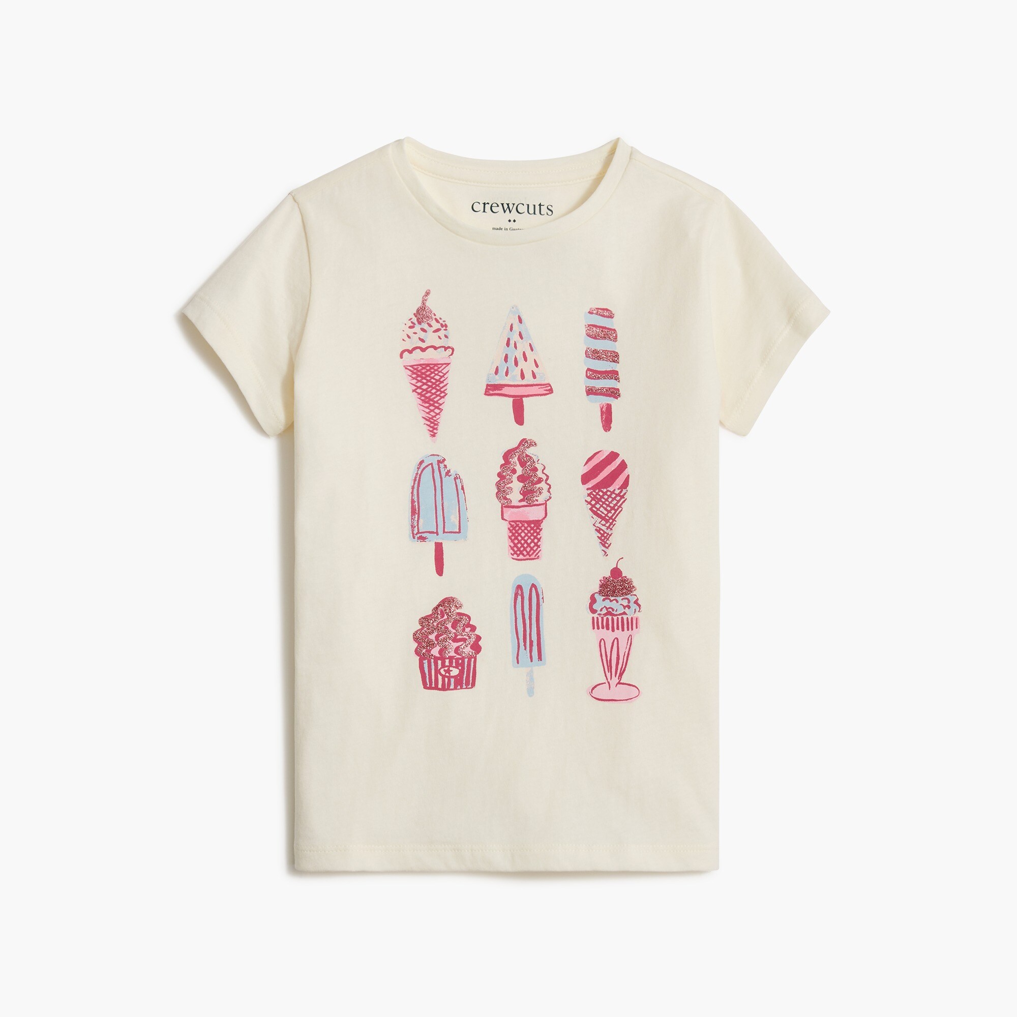 Girls' ice cream graphic tee
