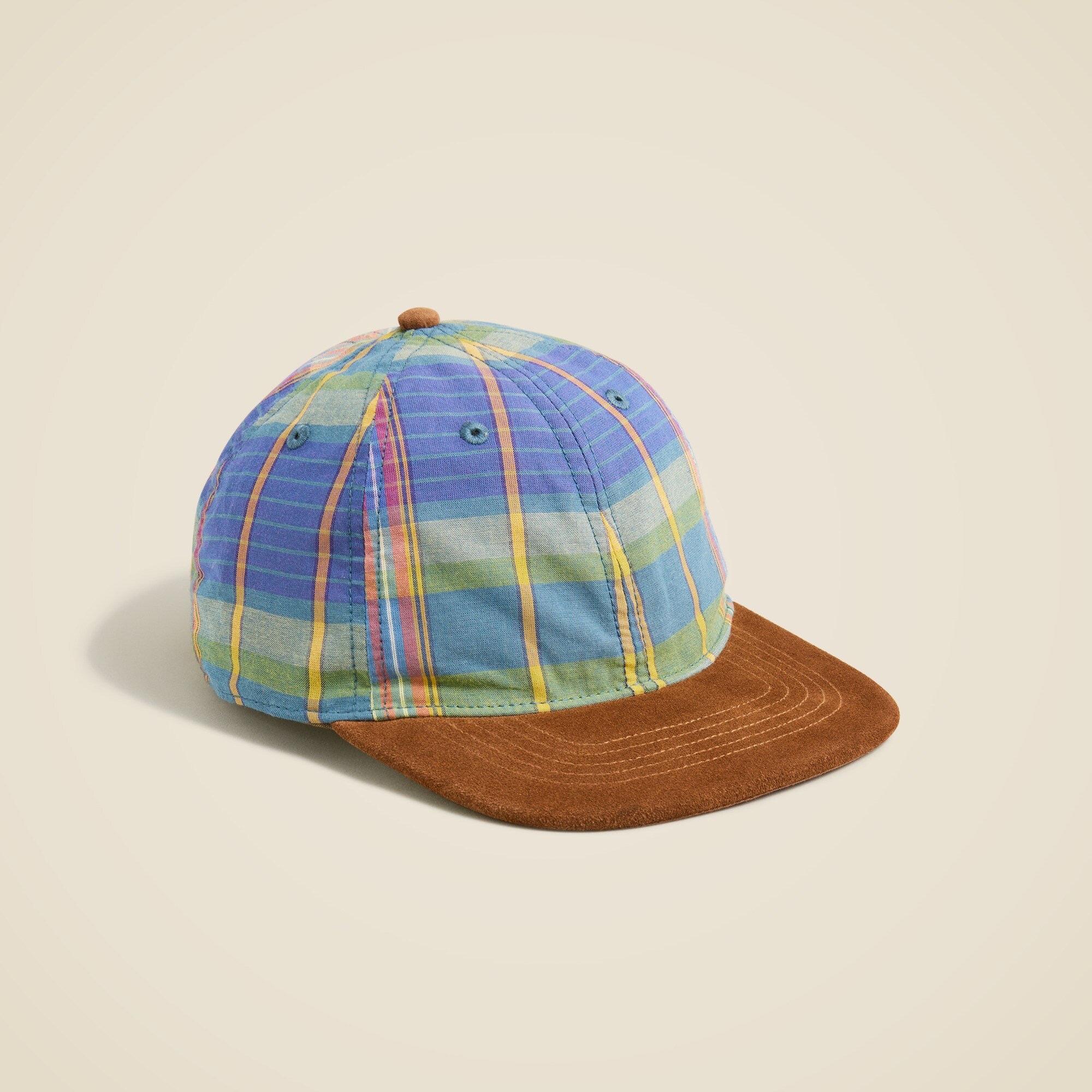 J. Crew Plaid Cap Hat Wool Baseball Cap In Plaid For Men | J.Crew main image 2