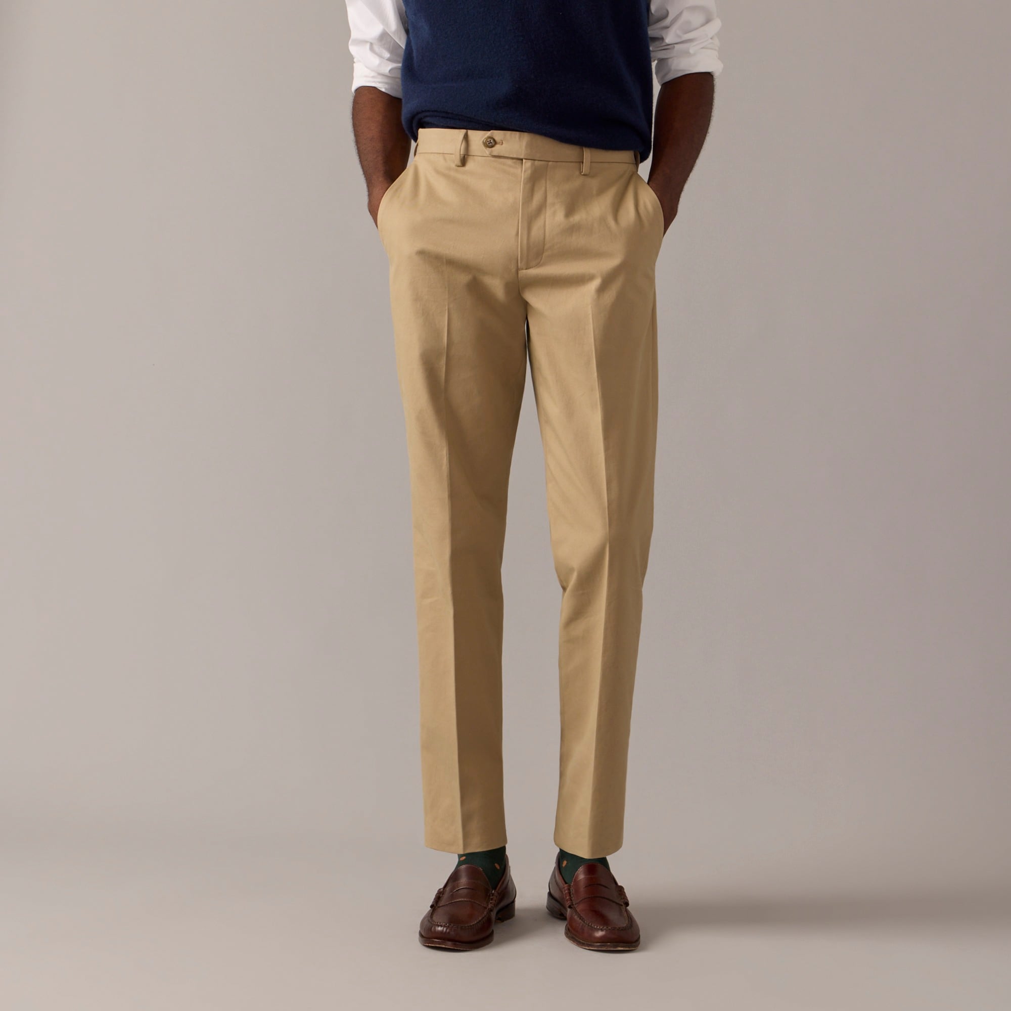 j.crew: bowery dress pant in stretch chino for men