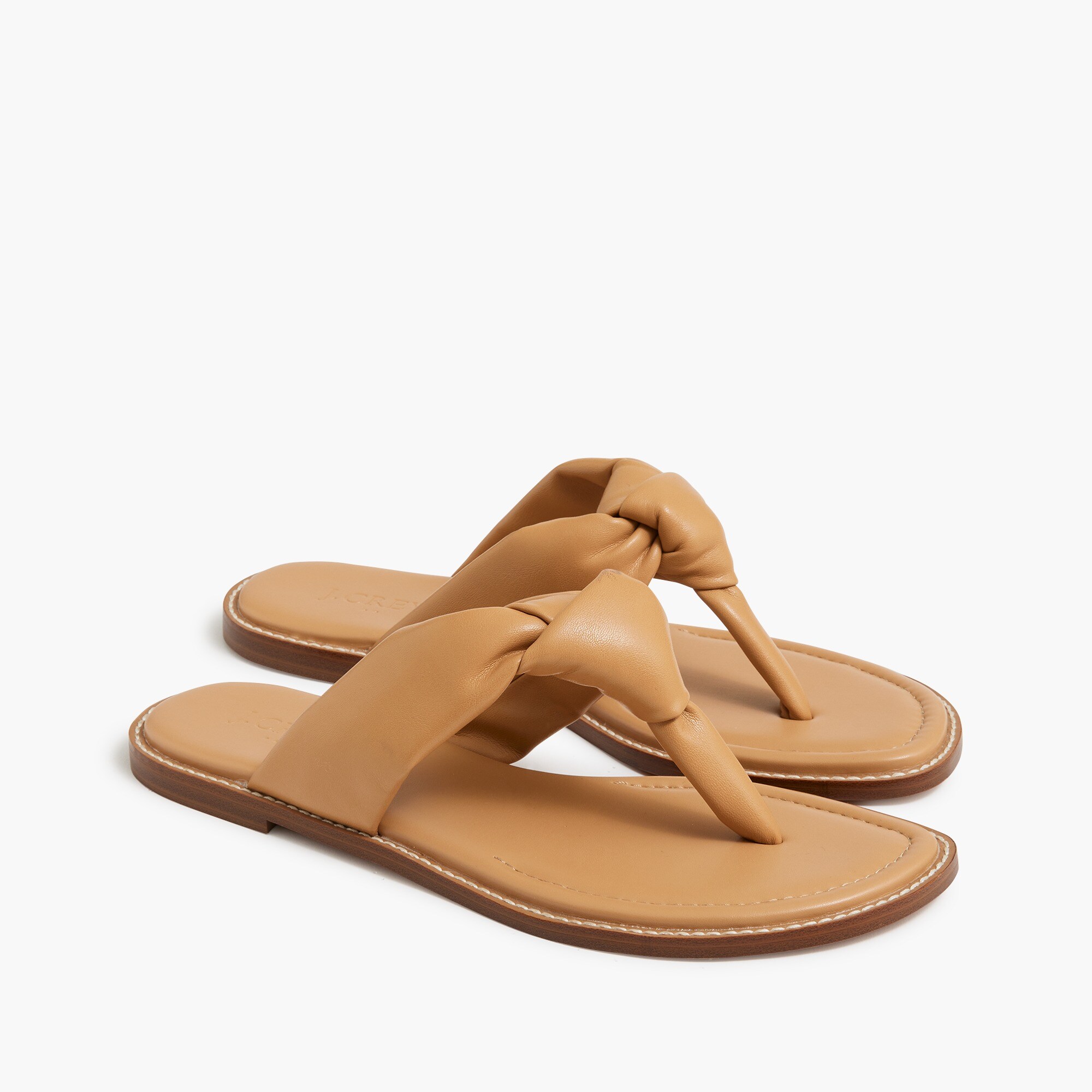 womens Knotted thong sandals