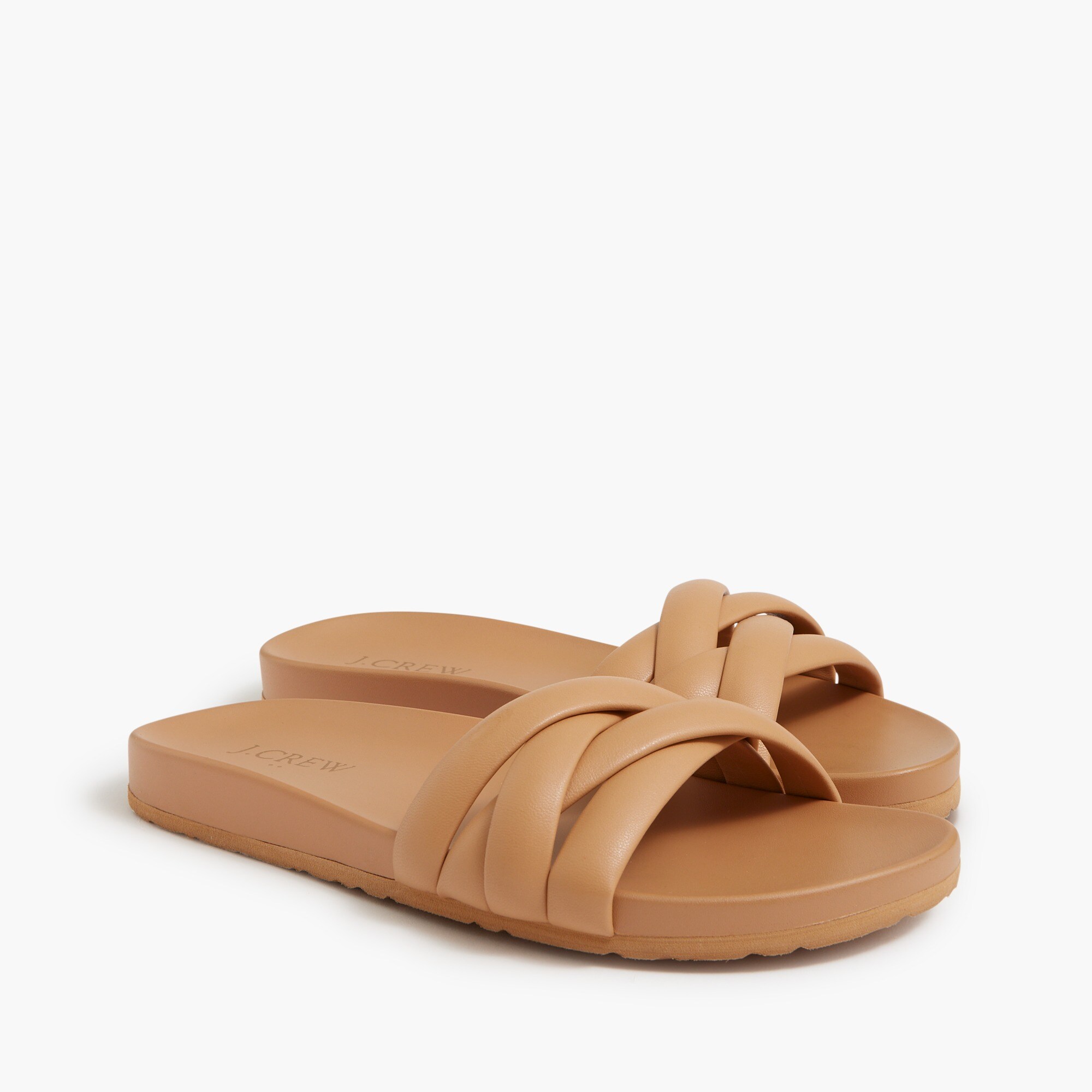 womens Crisscross slide sandals