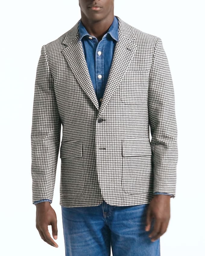 Kenmare Relaxed-fit blazer in English merino lambswool