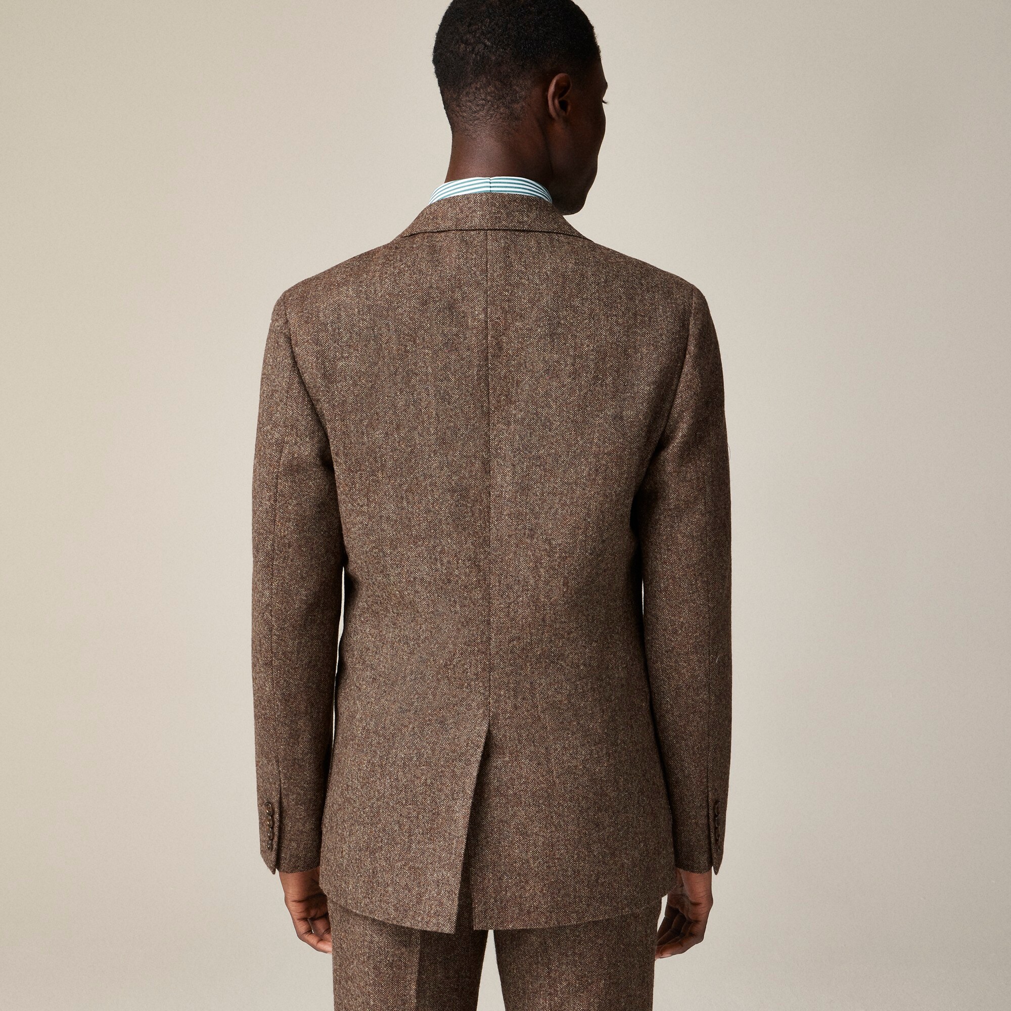 Ludlow Slim-fit suit jacket in English wool tweed