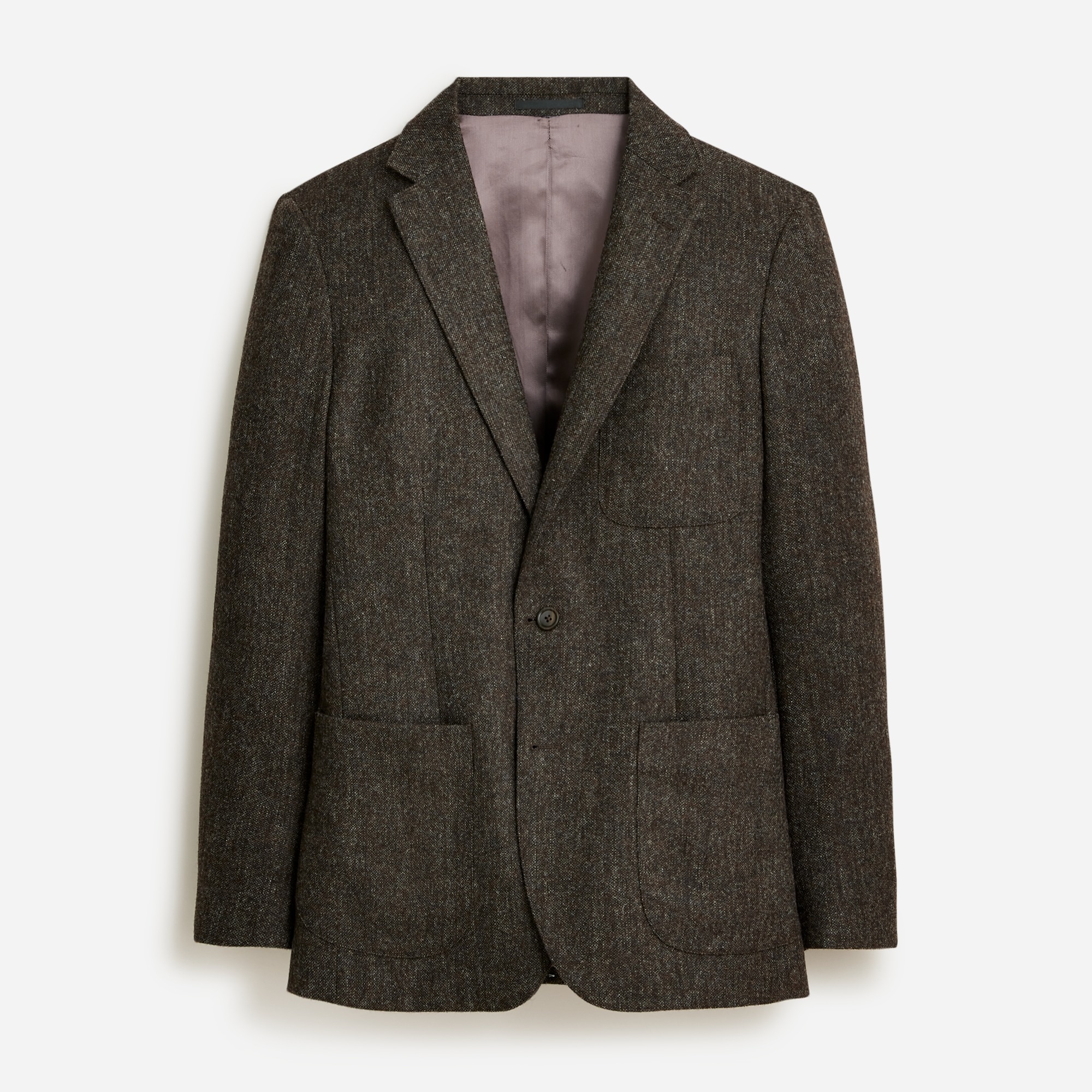  Ludlow Slim-fit suit jacket in English wool tweed