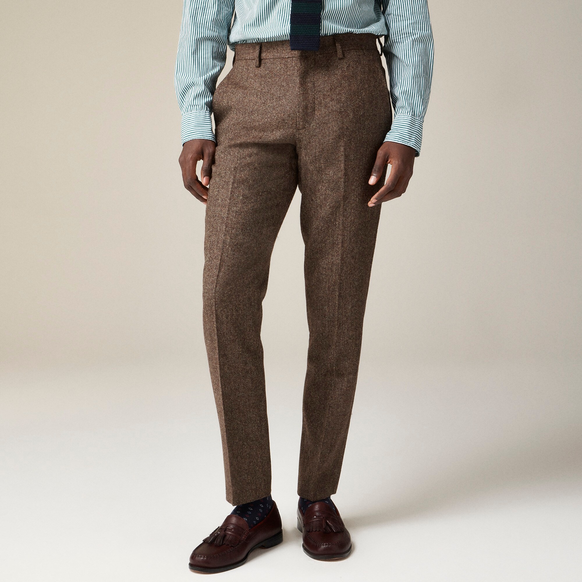  Ludlow Slim-fit suit pant in English wool tweed