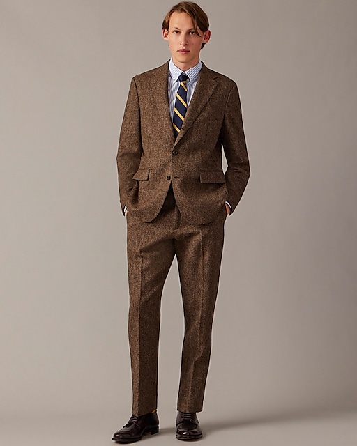 mens Crosby Classic-fit suit jacket in English wool tweed