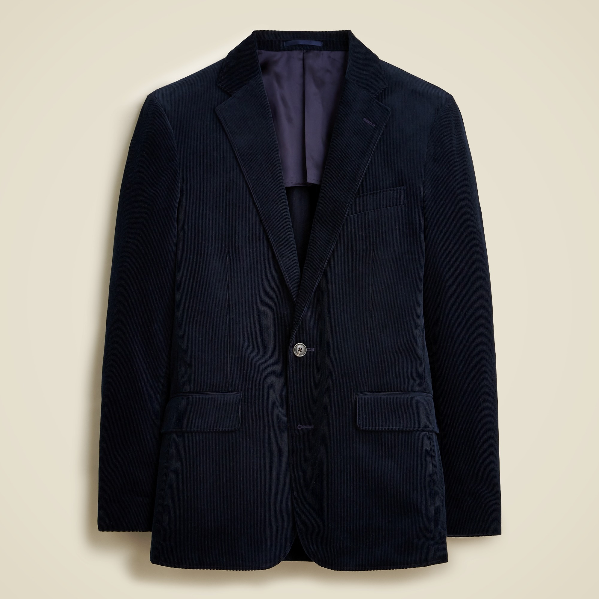 mens Ludlow Slim-fit suit jacket in Italian cotton corduroy