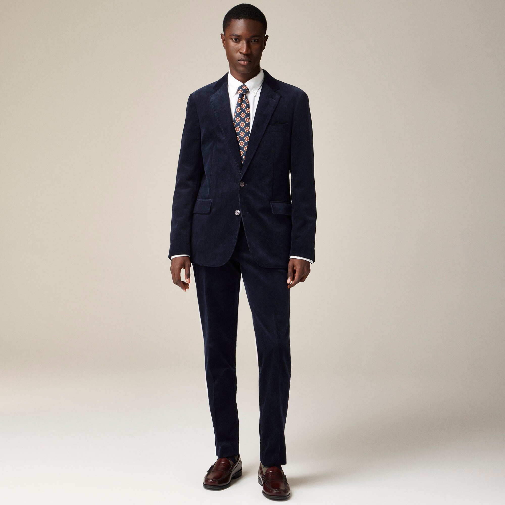 Ludlow Slim-fit suit jacket in Italian cotton corduroy