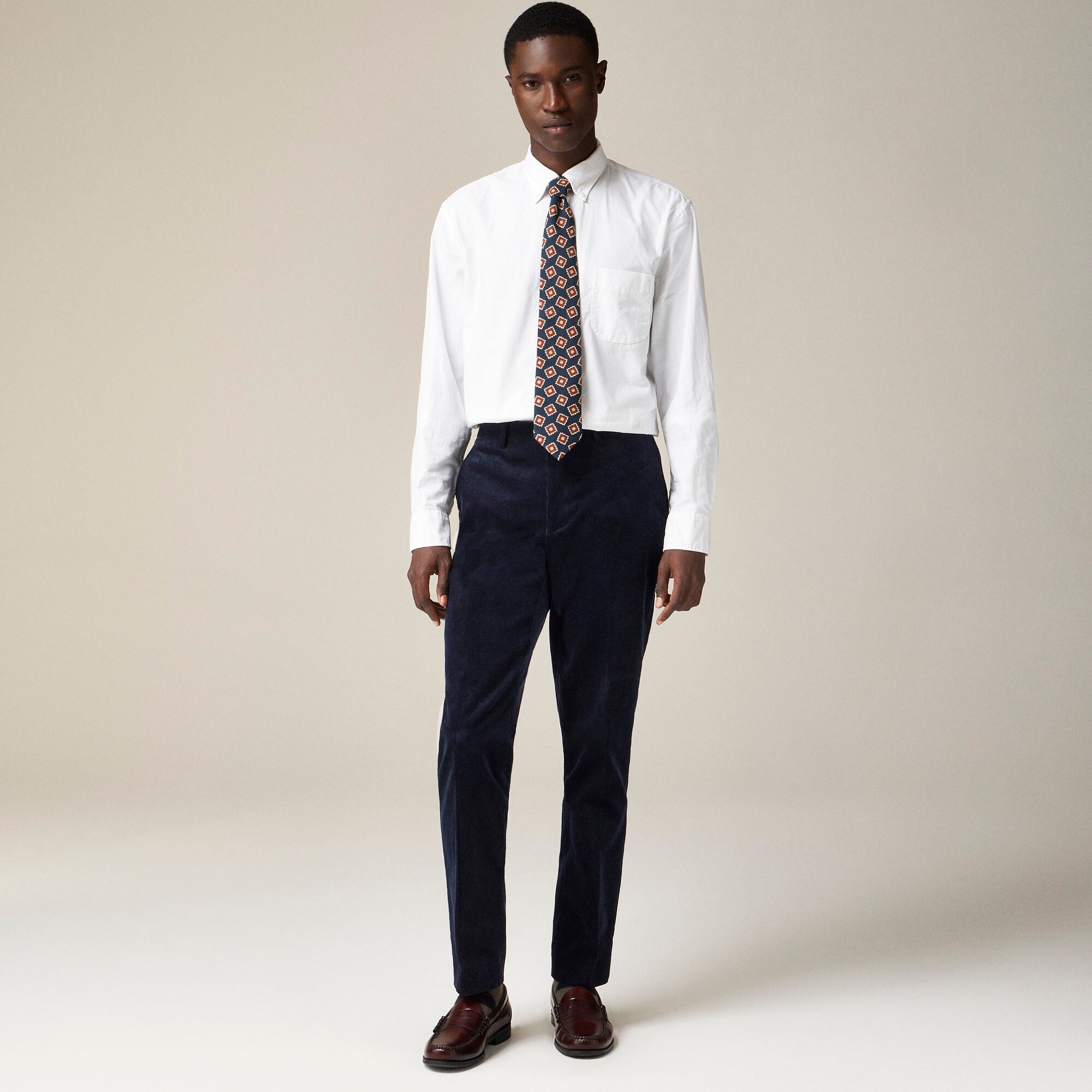 Ludlow Slim-fit suit pant in Italian cotton corduroy