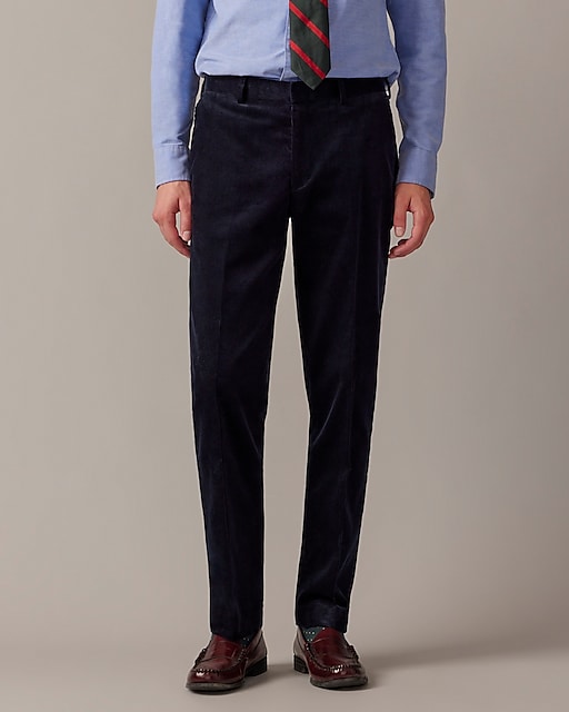 mens Ludlow Slim-fit suit pant in Italian cotton corduroy