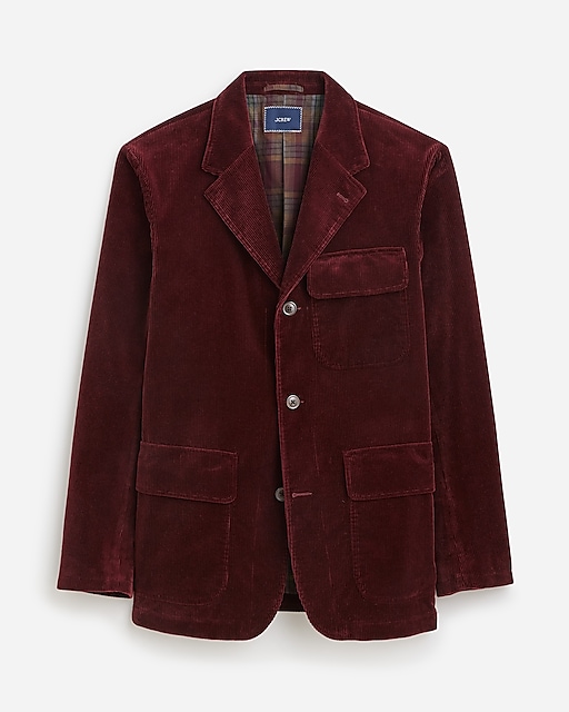  Relaxed-fit blazer in Italian cotton corduroy