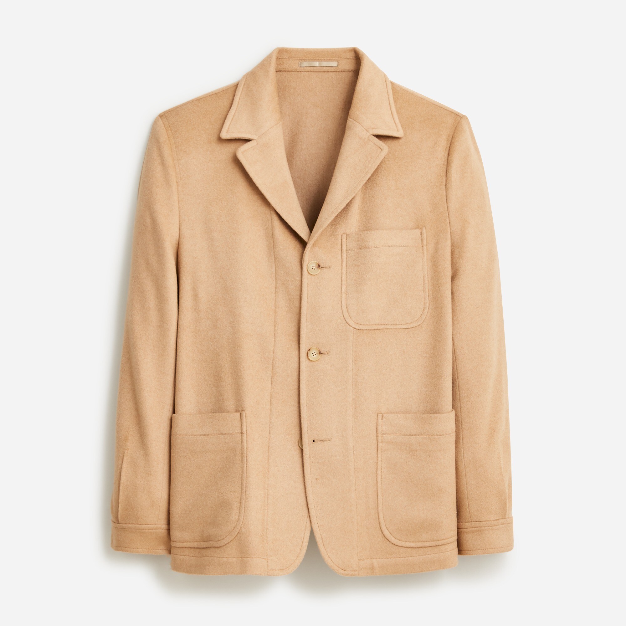 Wallace & Barnes chore blazer in Italian camel hair